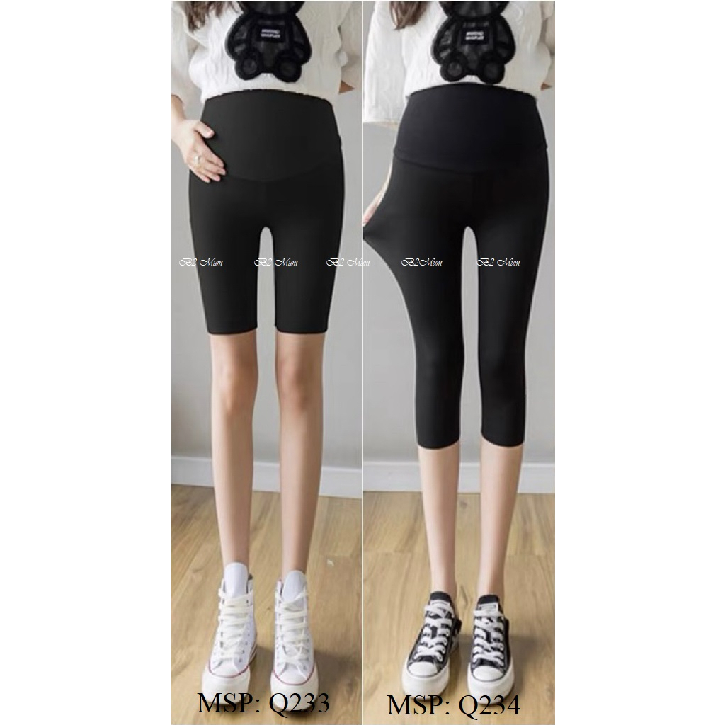 Quần bầu chất zip co giãn 4 chiều Q234 B2 MUM