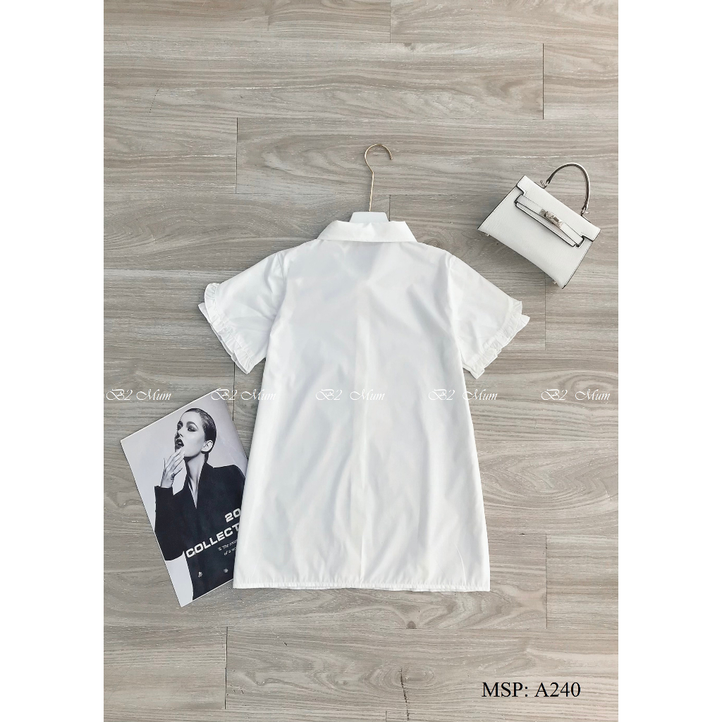 Áo bầu Thô nến, mát, ko nhăn  A240 B2 MUM
