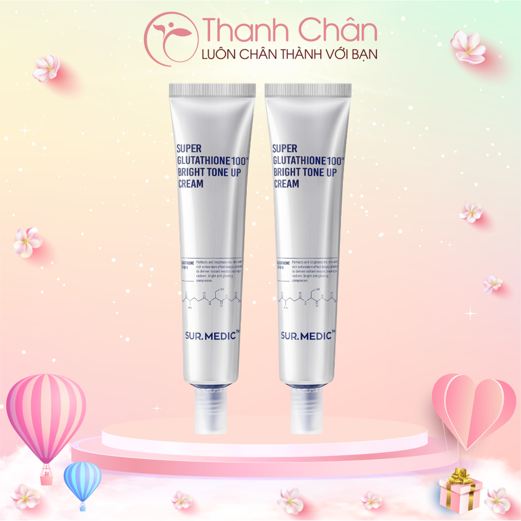 super glutathione 100 bright tone up cream NEOGEN SUR.MEDIC 100 40ml which instantly illuminate and brighten up dark glutathione cream bangladesh SUR.MEDIC Super