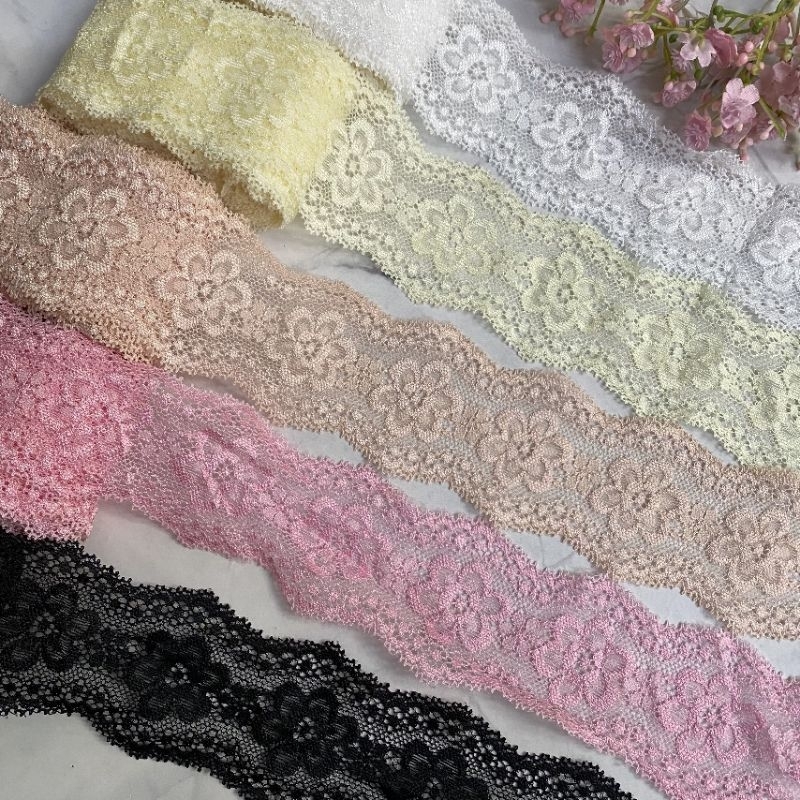 Ren thun viền trang trí , size 5.5cm.(5 mét) | Shopee Việt Nam