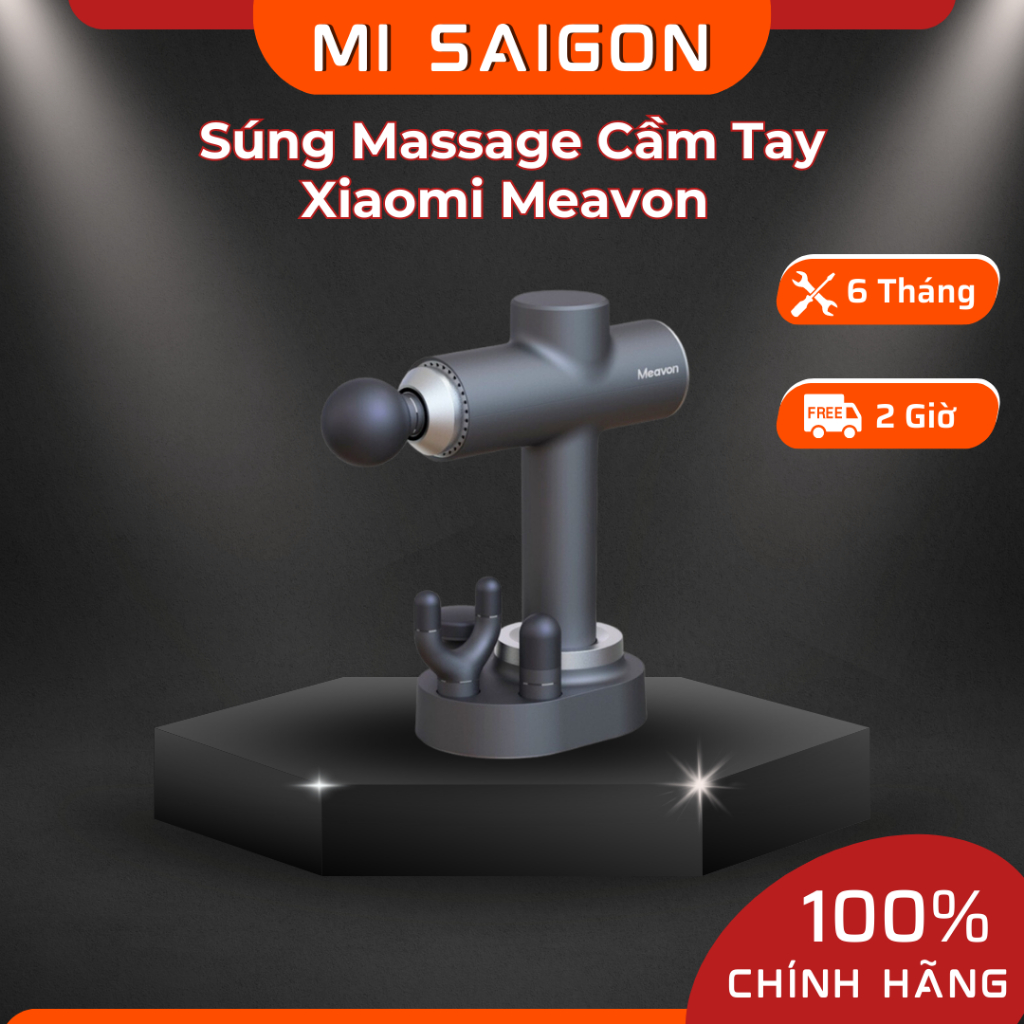 Súng massage trị liệu đau nhức giảm căng cơ Xiaomi Meavon Fascial Gun