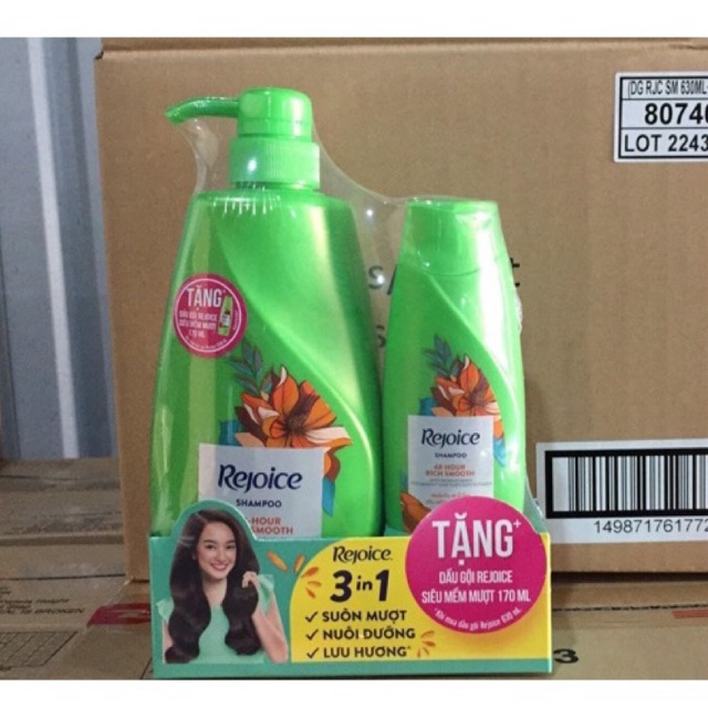 DẦU GỘI REJOICE SIÊU MỀM MƯỢT 630ml