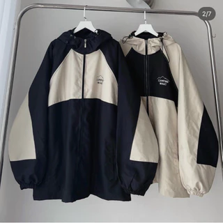 Áo Khoác Dù CAMPAIN WHAT LOGO Nam Nữ Ulzzang Unisex Form Rộng Bomber TRƠN Jacket (Ảnh thật/ Có sẳn)