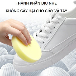Kem vệ sinh giày da trắng, da lộn ba lô, túi xách đánh bóng bảo vệ đồ da không cần sử dụng nước
