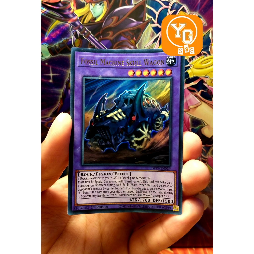 [Yugioh SSS] Thẻ bài chính hãng Fossil Machine Skull Wagon - GFP2-EN020 ...