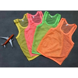 [SALE][6kg-16kg] combo 10 ÁO  THUN LỖ, áo thun ba lổ lưới MÁT cho bé trai bé gái.