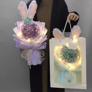 Túi giấy mặt kính đựng bó hoa, quà tặng sang trọng 25x 35cm.