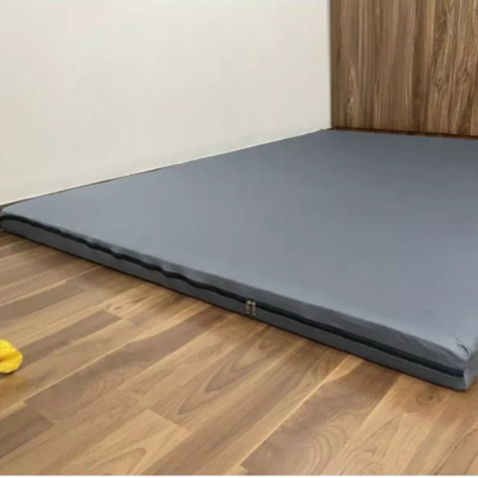 Áo bọc nệm 2 mặt có khóa kéo vải thun lạnh cao cấp, áo bọc nệm cao su 2 mặt