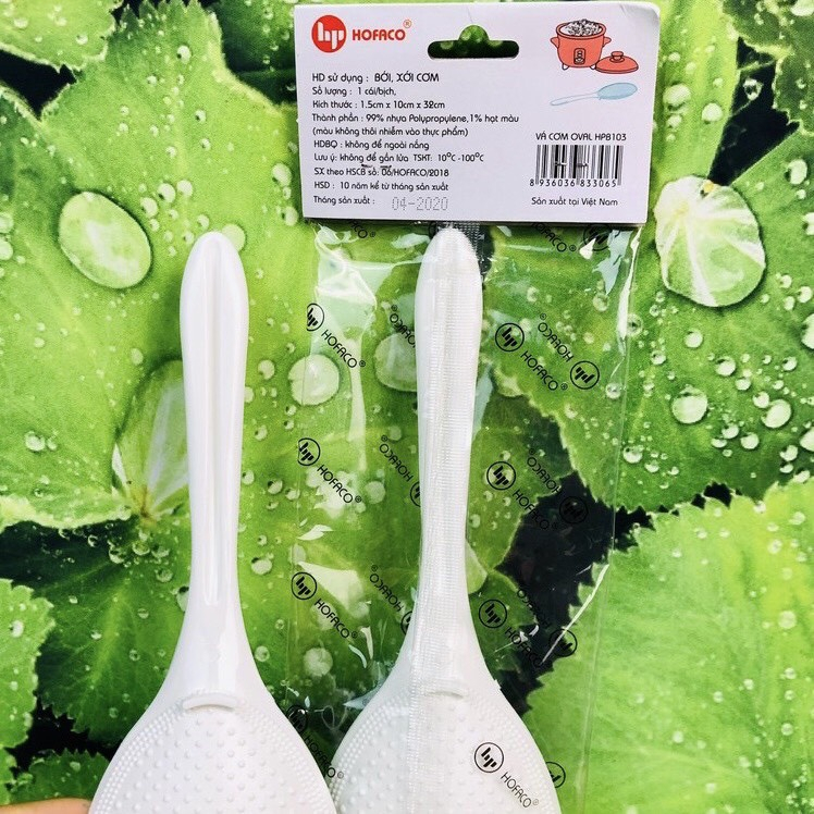 Vá múc cơm OVAL  không dính Cao Cấp HOFACO - Vá múc cơm