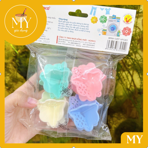 set 4 Banh giặt quần áo trong máy giặt -  nhựa Hồng Phát Chính hãng