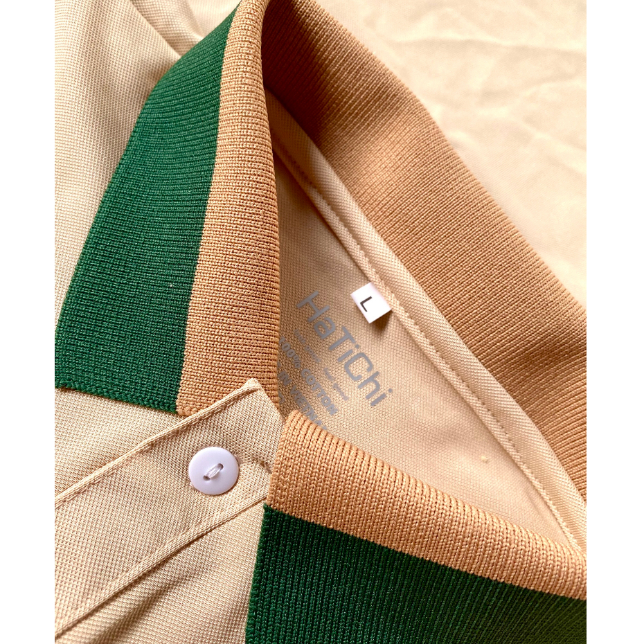 Áo thun polo nam nữ phối viền xanh , áo công sở có cổ bẻ chất vải cotton cá xấu mẫu mới 2023 thời trang thanh lịch XUZI.