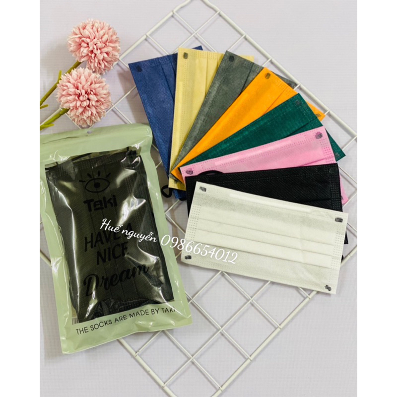 y tế Taki ( gói 10cái ) hàng 4 lớp kháng khuẩn combo 50 cái)