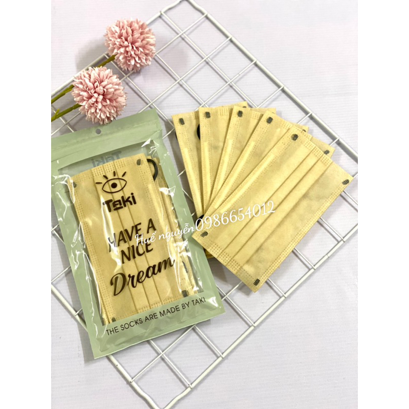 y tế Taki ( gói 10cái ) hàng 4 lớp kháng khuẩn combo 50 cái)