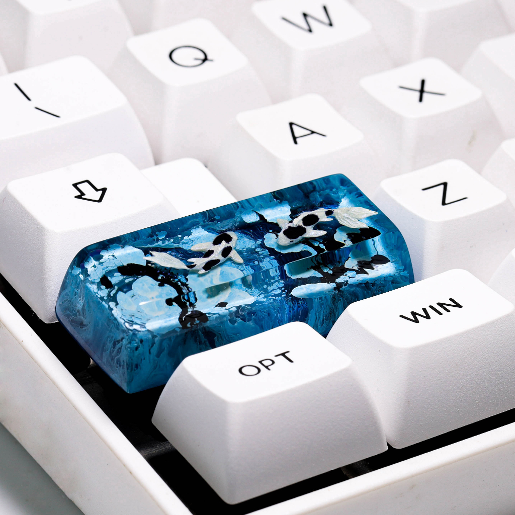 Keycap enter cá koi, nút bàn phím artisan phù hợp mọi bàn phím cơ tiêu ...