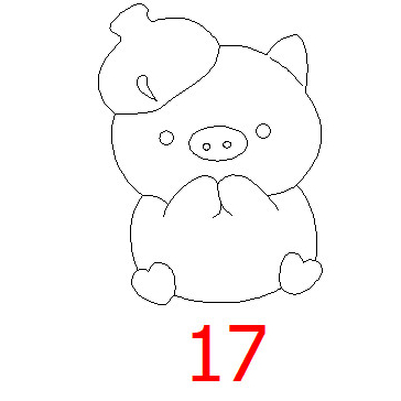 10 Hình dễ thương tô màu cho bé, cá gỗ tô màu. Hình tô màu