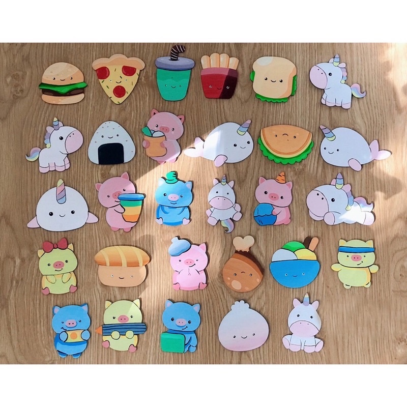 10 Hình dễ thương tô màu cho bé, cá gỗ tô màu. Hình tô màu