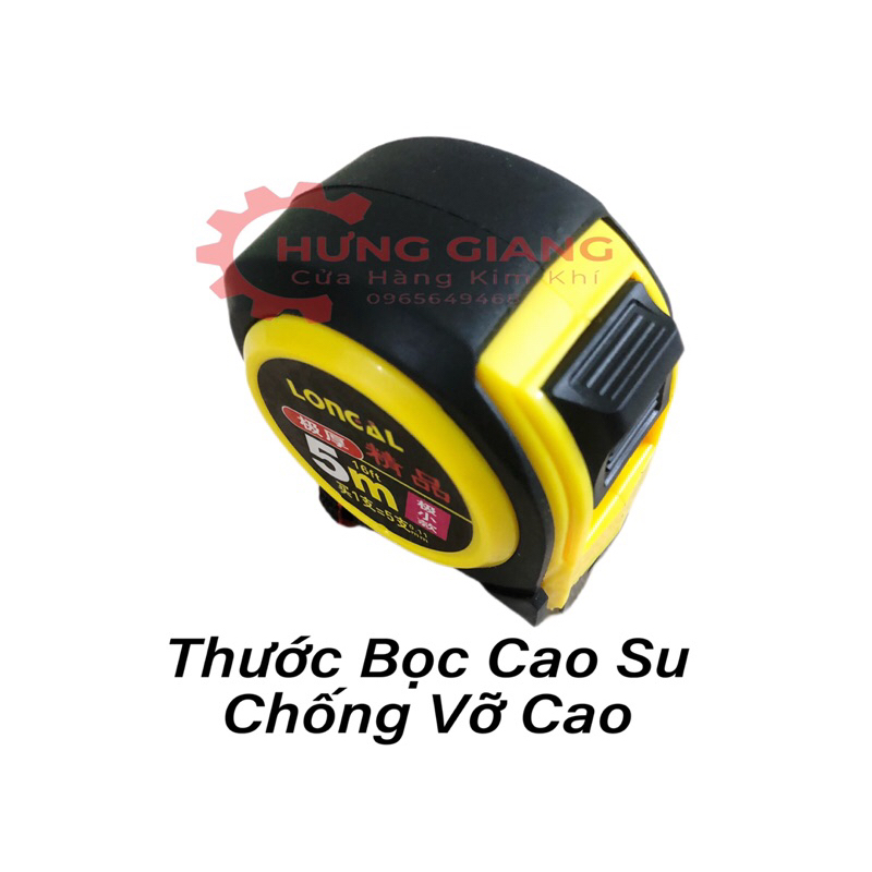 Thước Mét Bọc Cao Su Cao Cấp Chống Vỡ 5M 7M 10M Dùng Trong Công Trình