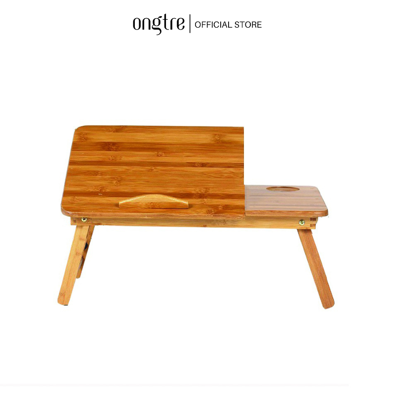 Bàn Gấp Tre ONGTRE Đa Năng, Bàn Học Gấp Gọn, Bàn Laptop Chống Gù Lưng, Bàn Để Giường Cao Cấp