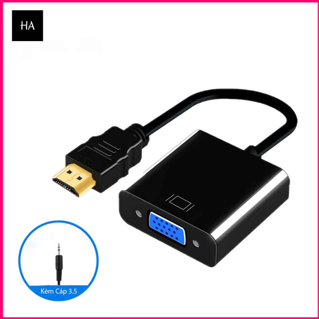 Cáp HDMI Sang VGA, Cáp Chuyển Đổi HDMI Sang VGA, Dây HDMI To VGA ...