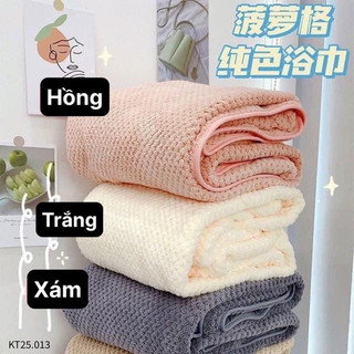 (Must try) Khăn tắm san hô siêu mềm mại