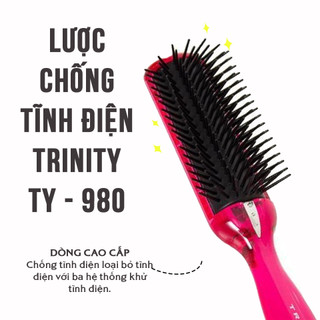 Lược chống tĩnh điện Vess TY-980 anti-static brush Trinity