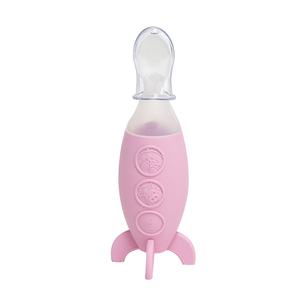 Ảnh Bình Bóp Ăn Dặm Silicon Có Thìa Marcus & Marcus 90ml, Cho Bé Từ 6 Tháng 3