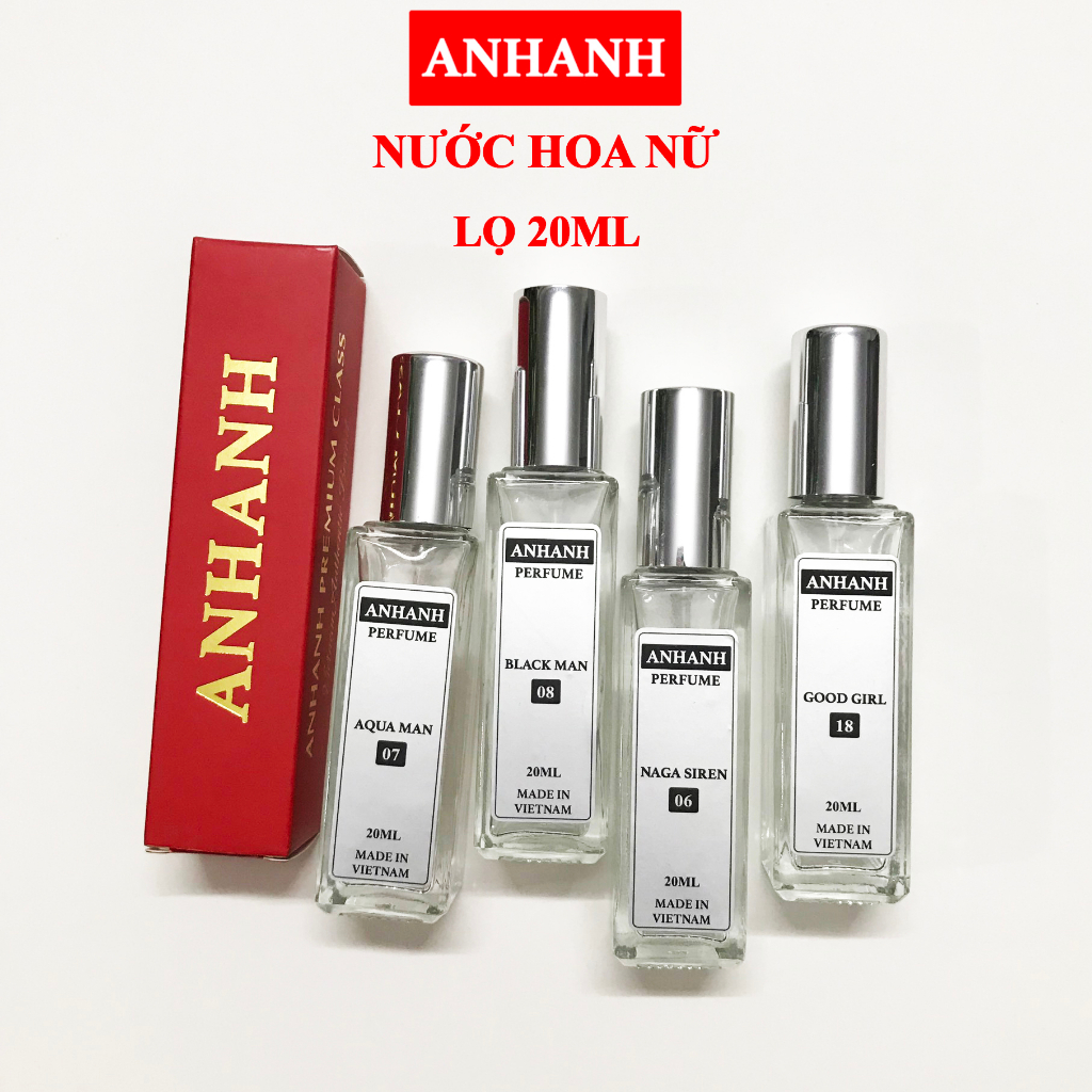 Tinh dầu Nước Hoa Nữ ANHANH Thơm lâu 6-8 tiếng - Nhẹ nhàng, Ngọt Ngào, Nóng Bỏng, Quyến rũ, gợi cảm