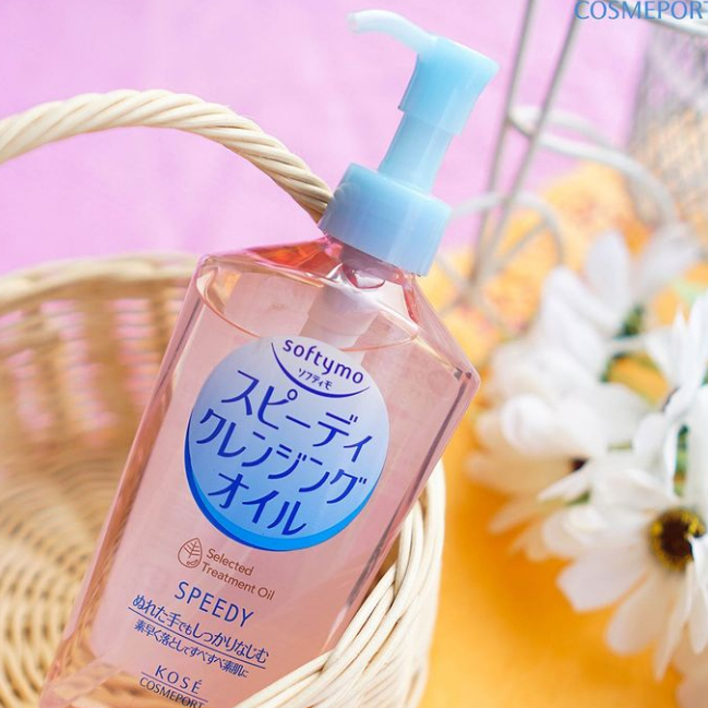Dầu Tẩy Trang Giúp Làn Da Mịn Màng Và Tươi Sáng Kosé Softymo Speedy Cleansing Oil (3 Dung Tích)