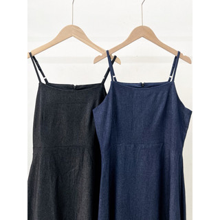 Calia dress - đầm dây denim thiết kế Ma Vie