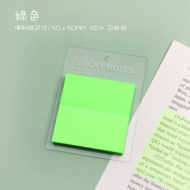 50 tờ giấy note trong suốt chống nước tàng hình giấy note ghi chú copy ...