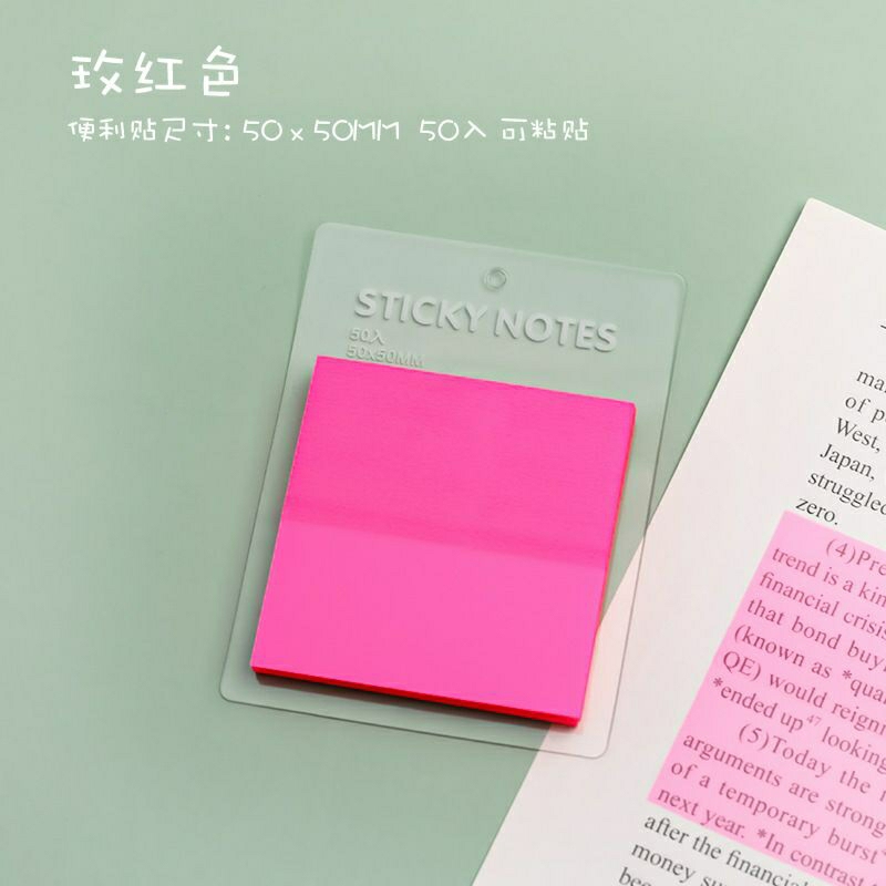 50 tờ giấy note trong suốt chống nước tàng hình giấy note ghi chú copy ...