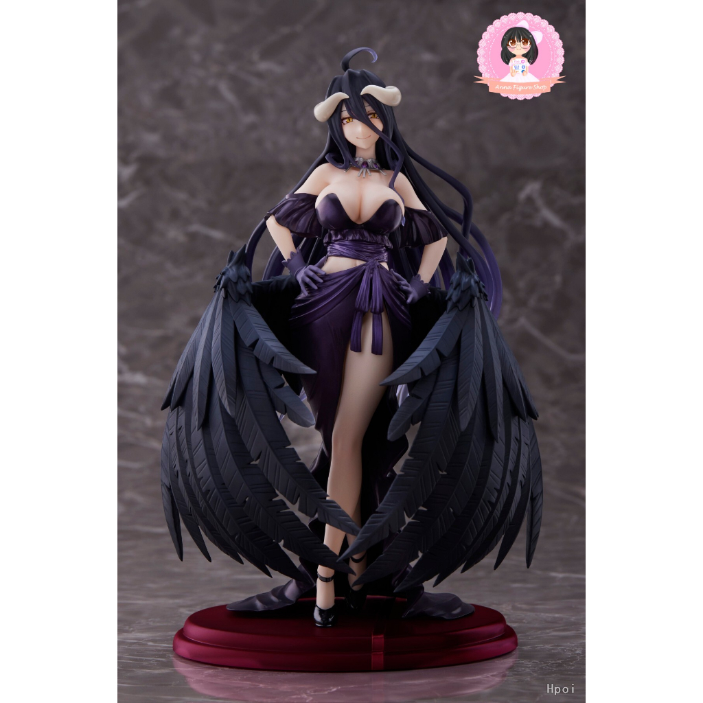 Stock In TAiTO Original AMP OVERLORD IV Albedo Black Dress Ver. 20CM PVC Anime Action Figures Mode I.1396343241