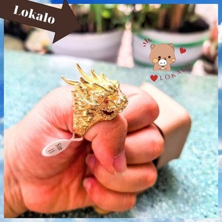Men's Gold-Plated Ring by Lokalo