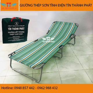 Giường xếp thép Tín Thành Phát, Chắc chắn, gấp gọn, tiện lợi, chịu lực tốt, phù hợp mọi không gian