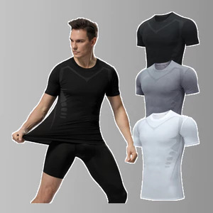 Áo giữ nhiệt, áo thể thao nam, áo tập GYM nam loại đẹp TOP MENSWEAR họa tiết 2 mặt