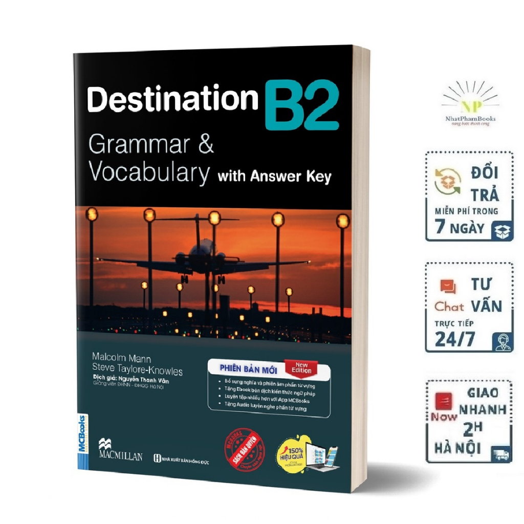 Sách - Destination B2 Grammar & Vocabulary - Kèm Bài Tập và Đáp Án (Tái Bản)