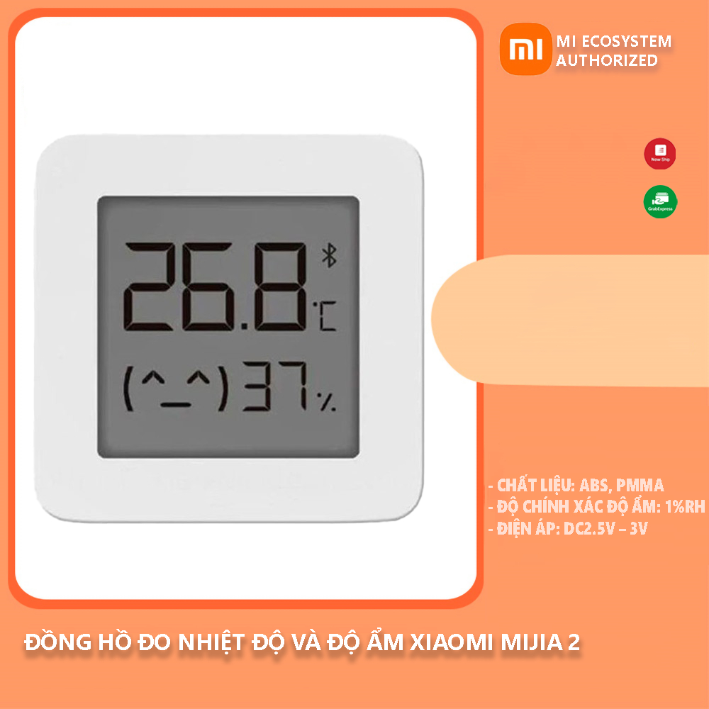 Đồng hồ đo nhiệt độ và độ ẩm Xiaomi Mijia 2 - Shop Điện Máy Center