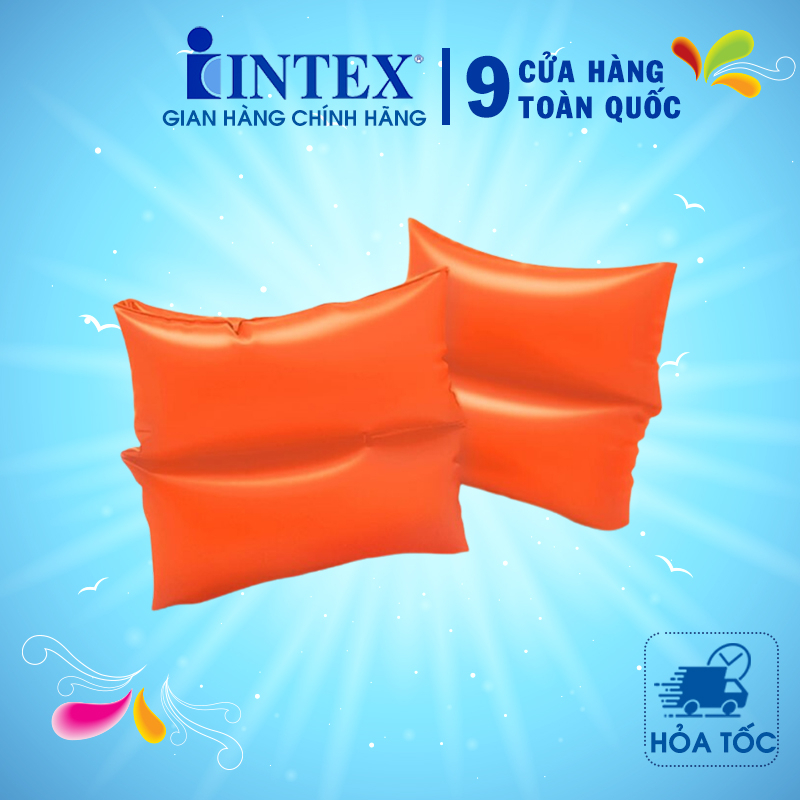 Phao bơi tay tập bơi cho bé,chất liệu dày và bền, màu không phai,thuận tiện an toàn khi sử dụng INTEX 59642