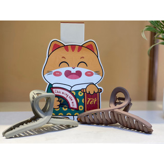 Kẹp Tóc Càng Cua Phong Cách Hàn Quốc I Kẹp Cá Mập Cỡ Lớn 11cm  Nhám Thời Trang ( Vivan _ Cosmetics )