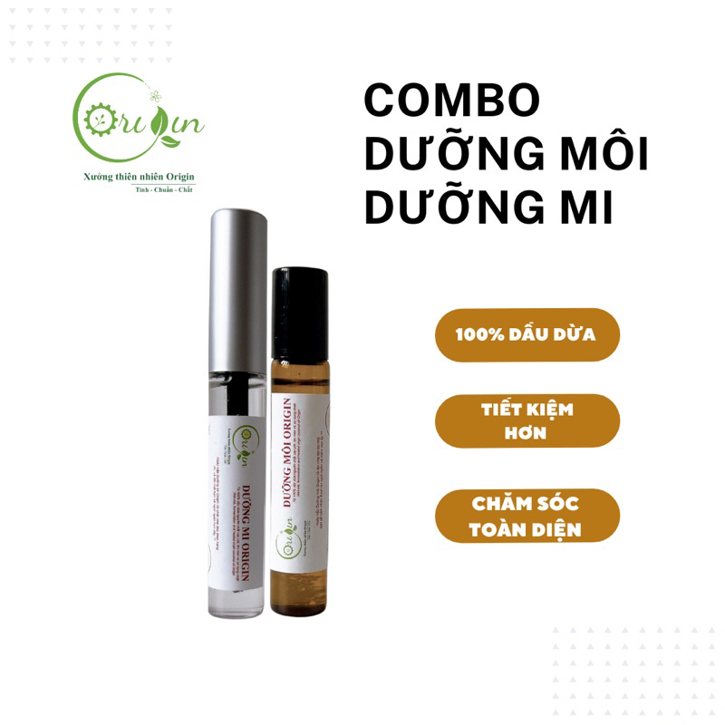 COMBO DƯỠNG MÔI, DƯỠNG MI ORIGIN