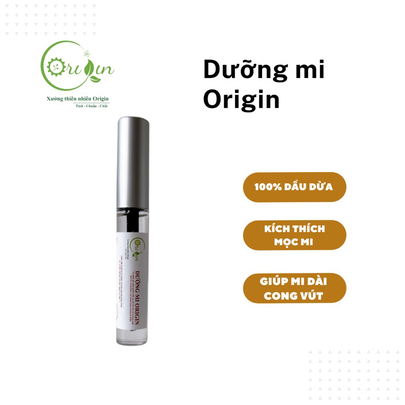 Dầu dừa nguyên chất kích dài mi lọ masaca - Dưỡng mi Origin 5ml
