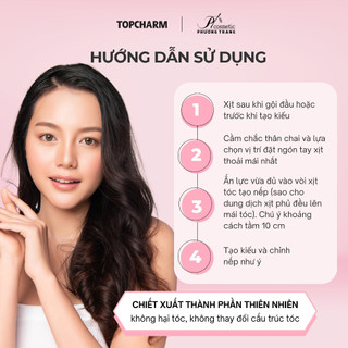 Keo xịt tóc giữ nếp mềm tóc TOPCHARM siêu sóng - Keo tạo kiểu tóc hottrend ngay tại nhà