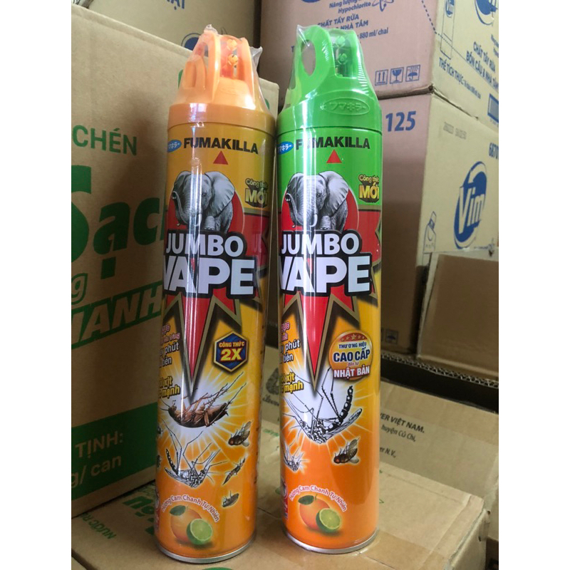 Bình xịt muỗi, xịt côn trùng cao cấp jumbo 600ml/660ml