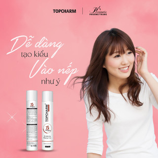 Keo xịt tóc giữ nếp mềm tóc TOPCHARM siêu sóng - Keo tạo kiểu tóc hottrend ngay tại nhà