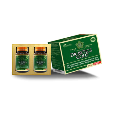 Viên tiểu đường DK BETICS GOLD - Giúp kiểm soát đường huyết tăng cao , giảm nguy cơ biến chứng benh tiểu đường -Hộp 120V