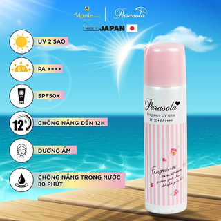 Xịt Chống Nắng Dưỡng Sáng Da Naris Parasola Fragrance UV Spray SPF50+ PA++++ 90g