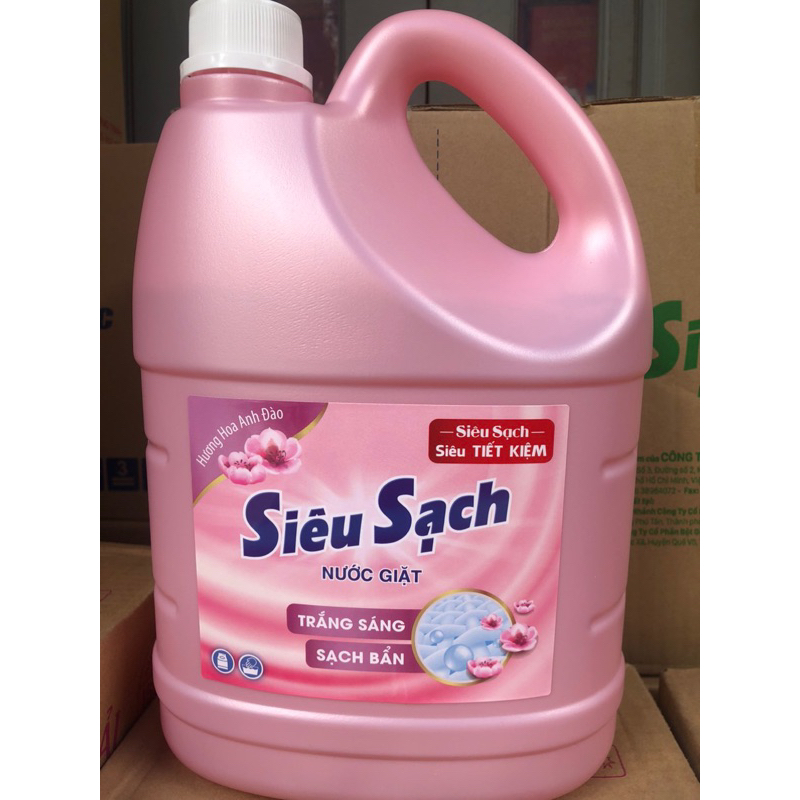 Nước Giặt LIX Siêu Sạch Hương Hoa Anh Đào 3.3kg - Phân phối Chính hãng