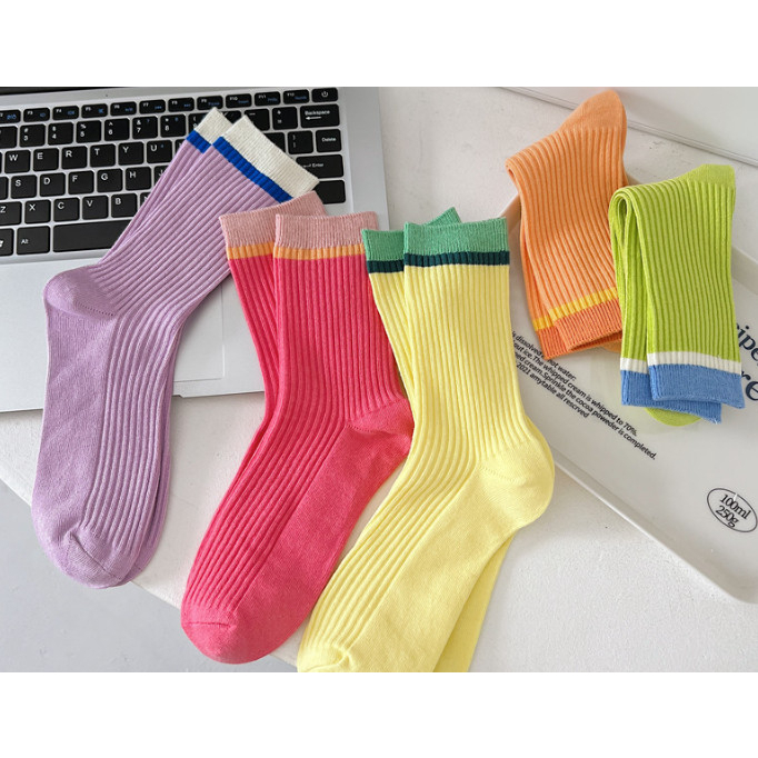 Vớ Tất cao cổ 10 màu phong cách dễ thương và xinh xắn