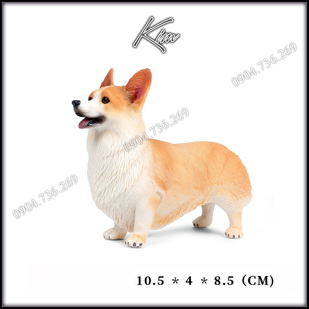 Mô hình động vật con Chó Corgi - Chính hãng | Shopee Việt Nam