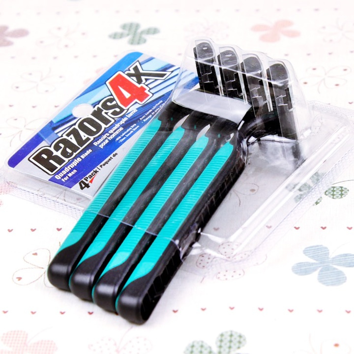 [Sỉ-Rẻ] Combo 4 cây dao cạo râu 3 lưỡi Razors (giao màu ngẫu nhiên ...
